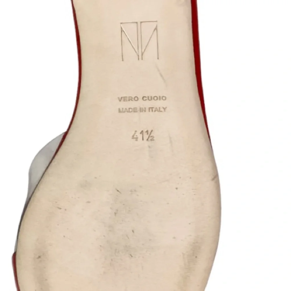 Tamara Mellon D'Orsay Leather Pointed Toe Flats Red Size EU 41.5 - Picture 10 of 10